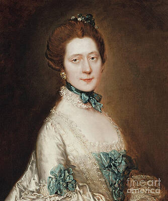 Wall Art - Painting - Portrait of Lady Anne Furye by Thomas Gainsborough