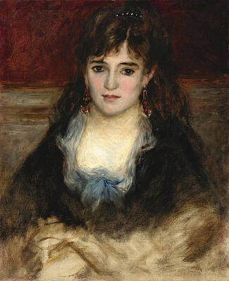 Portrait of Nini Print by Pierre-Auguste Renoir