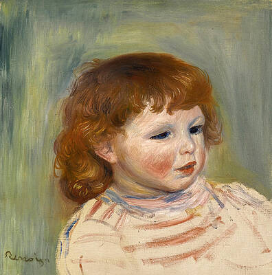 Portrait of Pierre Renoir Print by Pierre-Auguste Renoir