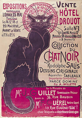 Chat Noir Paintings Fine Art America Chat Noir Paintings Fine Art America