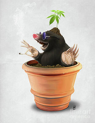 Wall Art - Digital Art - Pot Wordless by Rob Snow
