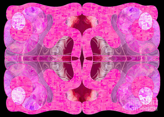 Wall Art - Digital Art - Potent Pathways Abstract Macro Transformations by Omashte by Omaste Witkowski