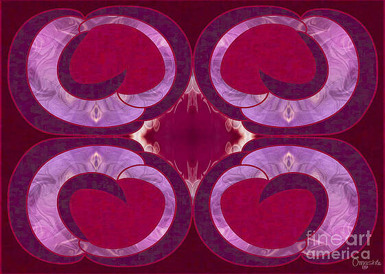 Wall Art - Digital Art - Primal Parts Abstract Macro Transformations by Omashte by Omaste Witkowski