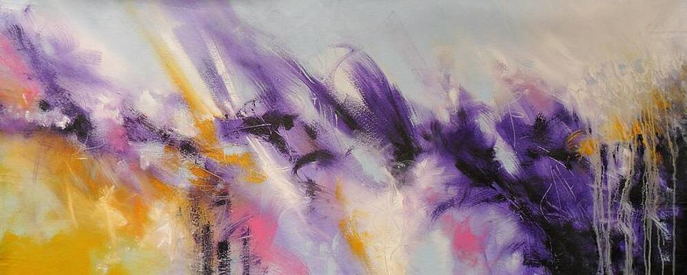 Purple Haze Painting By Skye Taylor