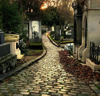 Pere Lachais Cemetery Road by Katie Vigil Pere Lachais Cemetery Road by Katie Vigil