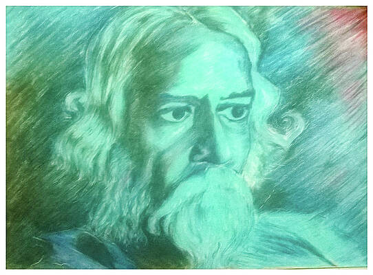 This is one of my drawing of Rabindranath Tagore. Is it good?​ - Brainly.in