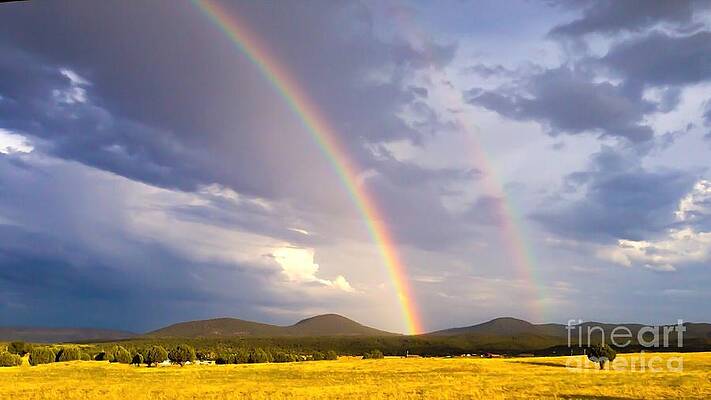 Rainbow in the Heavens  by Jeanie Mann