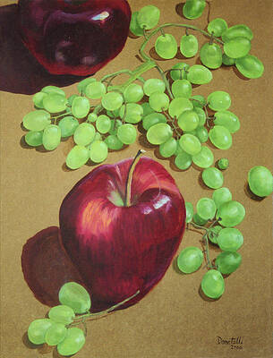 Red Apples Green Grapes by Kathryn Donatelli Red Apples Green Grapes by Kathryn Donatelli
