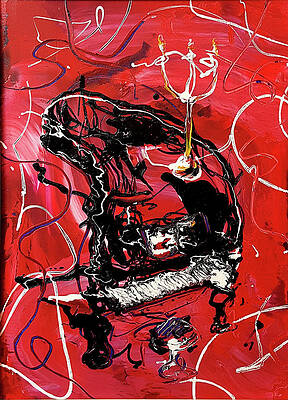 Red Baby Grand Piano by Martin Bush Red Baby Grand Piano by Martin Bush