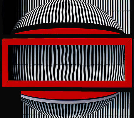 Wall Art - Photograph - Red Frame With Attitude by Wayne Pearson