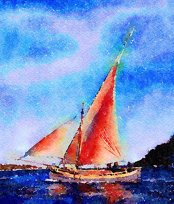 Red Sails Delight by Angela Treat Lyon Red Sails Delight by Angela Treat Lyon