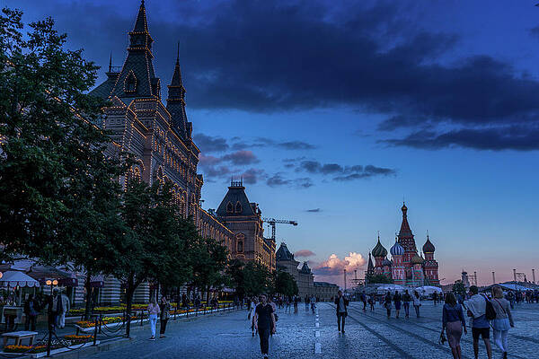 Red Square at Dusk by Boyce Fitzgerald Red Square at Dusk by Boyce Fitzgerald