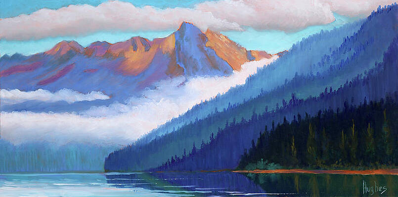 Redfish Lake - Low Clouds by Kevin Hughes Redfish Lake - Low Clouds by Kevin Hughes