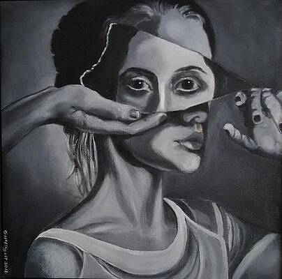 Broken Mirror Paintings Fine Art America
