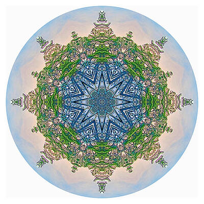 Wall Art - Digital Art - Reflections of Life Mandala 2 by Beth Venner