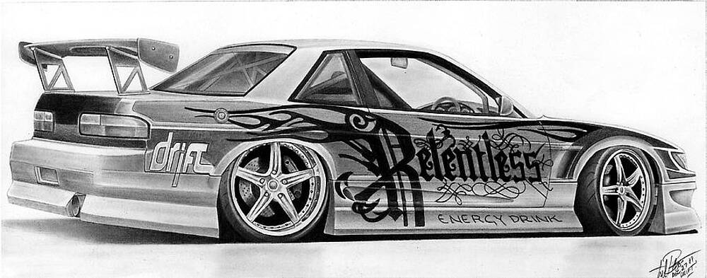 Premium Vector | Drift car illustration | Cool car drawings, Car drawings, Drift  cars
