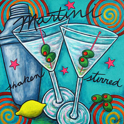 Martini Glass Paintings Fine Art America
