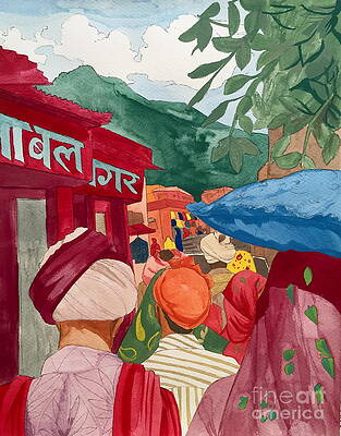 Hindi Paintings Fine Art America