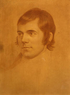 Robert Burns. Poet Print by Archibald Skirving