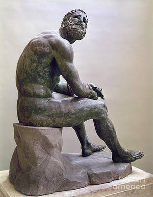 Wall Art - Sculpture - Rome Boxer Sculpture by Granger