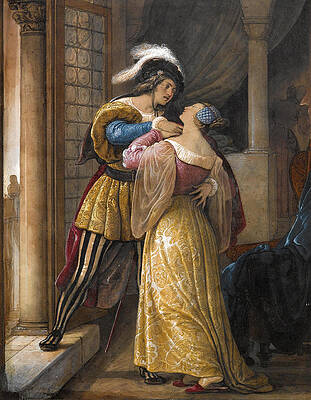 Romeo and Juliet Print by Francesco Hayez