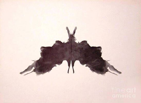 Wall Art - Photograph - Rorschach Test Card No. 5 by Science Source