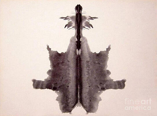 Wall Art - Photograph - Rorschach Test Card No. 6 by Science Source