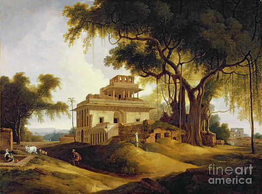 Indian Temple Paintings Fine Art America