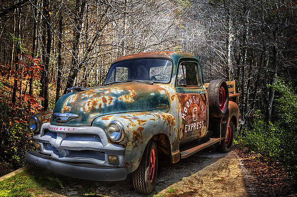 Wall Art - Photograph - Running Moonshine by Debra and Dave Vanderlaan