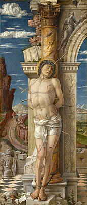 Saint Sebastian Print by Andrea Mantegna