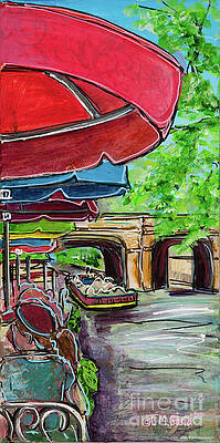 San Antonio Texas River Walk Paintings Fine Art America