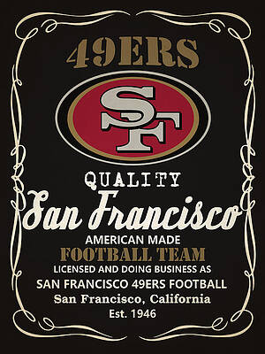 San Francisco 49ers Paintings Pixels