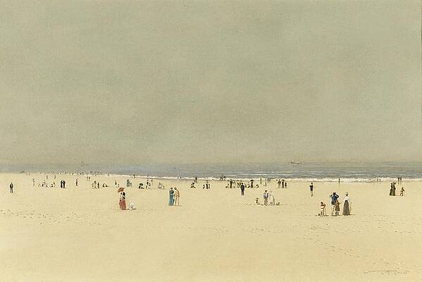 Sand Sea and Sky a Summer Phantasy Print by John Atkinson Grimshaw
