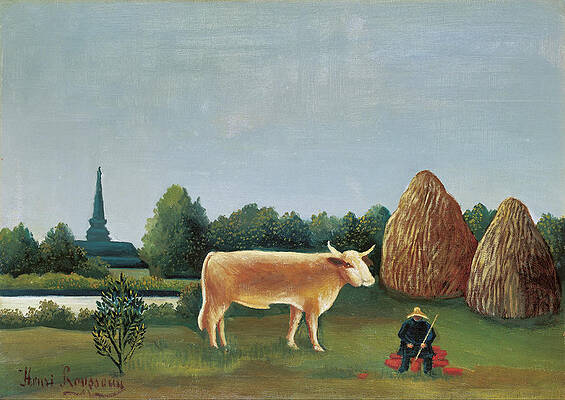 Scene in Bagneux on the Outskirts of Paris Print by Henri Rousseau