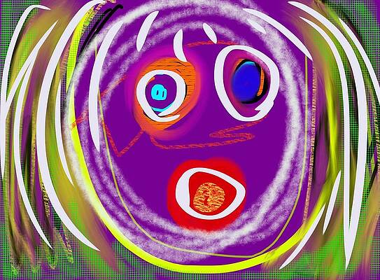 Wall Art - Digital Art - Screaming for Attention by Susan Fielder