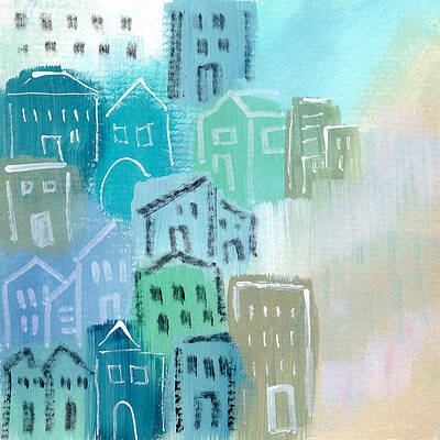 Abstract House Paintings Fine Art America