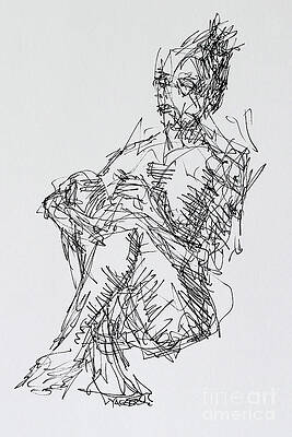 Abstract Human Figure Drawings Fine Art America