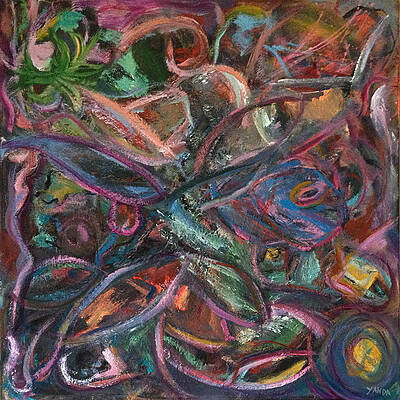 Wall Art - Painting - Secret Garden by Katt Yanda