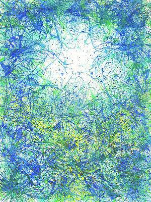 Wall Art - Painting - Seeking Truth On Gaia #426 by Rainbow Artist Orlando L