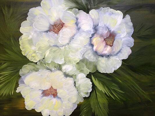 Wall Art - Painting - Shades of White by Denise Harty
