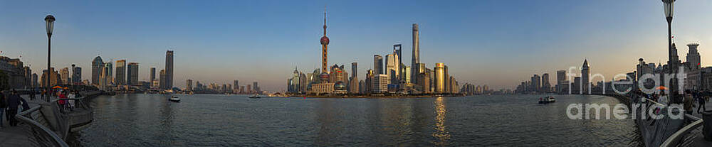 Shanghai Pudong Sunset by James L Davidson Shanghai Pudong Sunset by James L Davidson