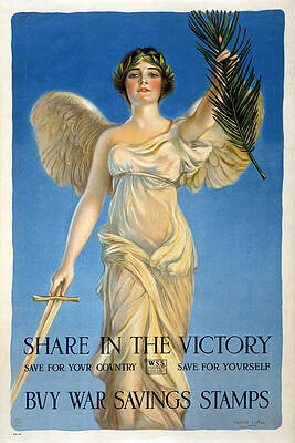Share in the Victory. Save for your Country Print by Haskell Coffin
