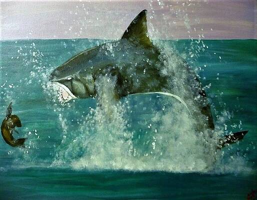 Shark Week Paintings Fine Art America