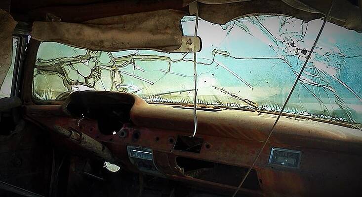 Wall Art - Photograph - Shattered Screen by Honey Behrens