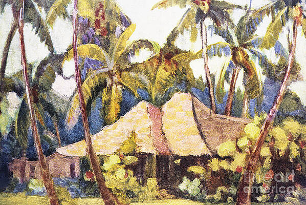 Wall Art - Painting - Shirley Russell Art by Hawaiian Legacy Archive - Printscapes