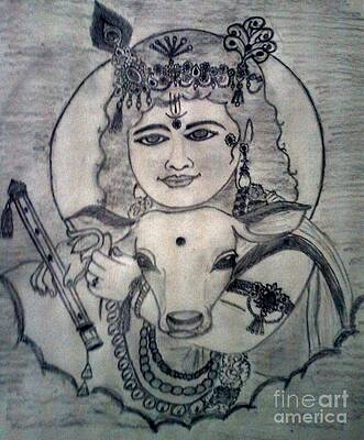Shri Krishna drawing | Hand painting art, Flute drawing, Book art drawings-kimdongho.edu.vn