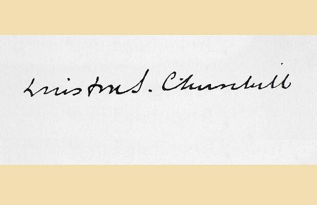 winston churchill painting signature winston churchill painting signature