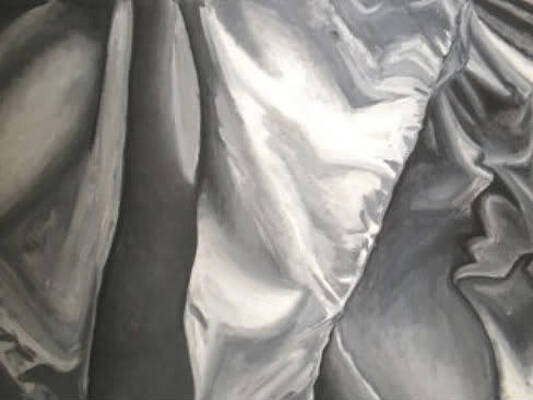 Silk Cloth Painting By Hprince De Artist