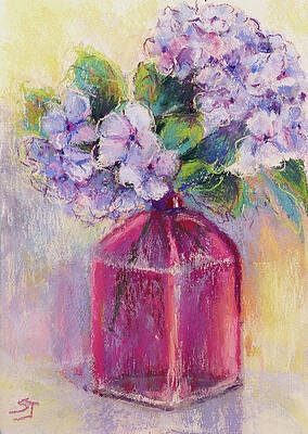 Blue Hydrangea Paintings Page 3 Of 16 Fine Art America