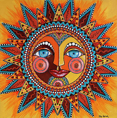 Sun Face Wall Art Fine Art America